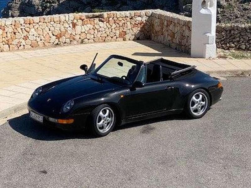 Schwarz Gebraucht 1994 Porsche 911 Carrera Cabriolet Cabrio | 83.500 € - Bild 1/4
