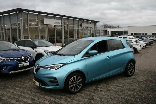 Gebraucht Renault Zoe Intens 50 kW (69 PS) 2021 Blau (aquamarinblau metallic) Kleinwagen