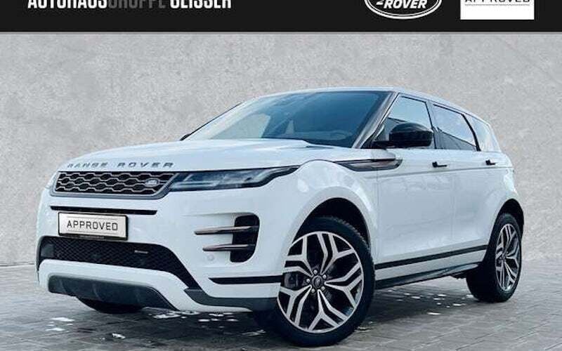 Weiß Gebraucht 2022 Land Rover Range Rover evoque SE Dynamic SUV | 46.450 € (Teuer) - Bild 1/4