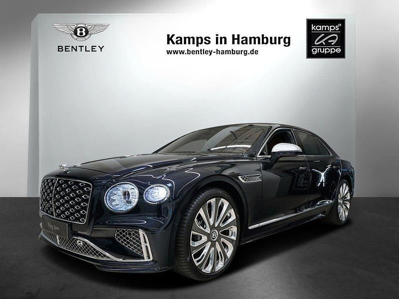 Blau Neu 2024 Bentley Flying Spur Mulliner Limousine | 319.900 € - Bild 1/4