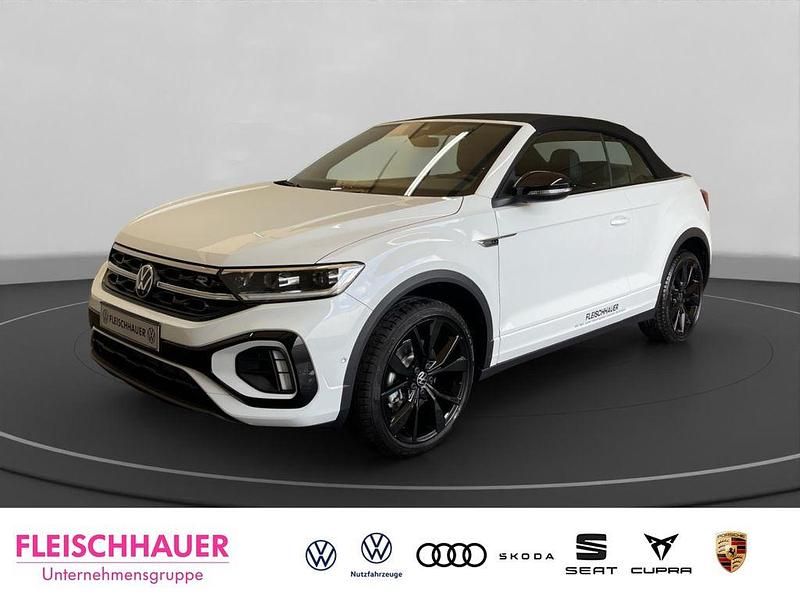 Weiß Gebraucht 2025 VW T-Roc Cabriolet R-line Cabrio | 44.890 € - Bild 1/4
