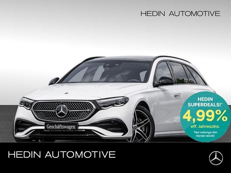 Weiß unilack polarweiß Gebraucht 2025 Mercedes E220 AMG Kombi | 58.790 € (Teuer) - Bild 1/4