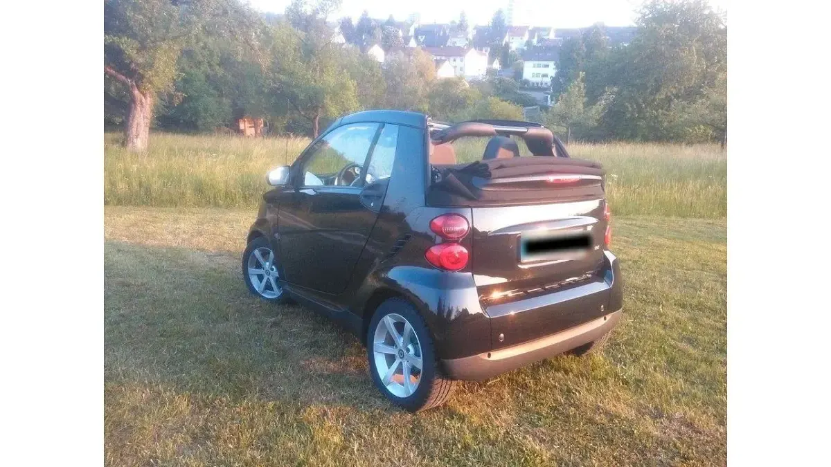 Gebraucht Smart ForTwo Cabrio Passion 71 PS (52 kW) 2007 Schwarz Cabrio