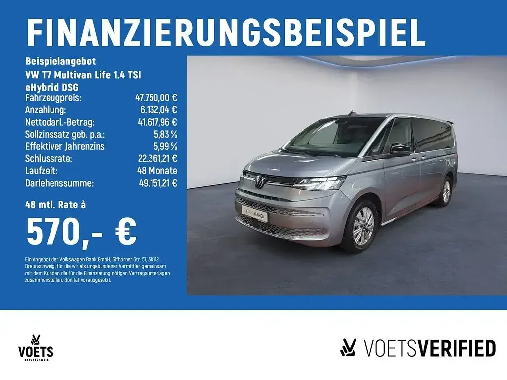 Occasion VW Multivan Life 150 ch (110 kW) 2023 Bleue Monospace