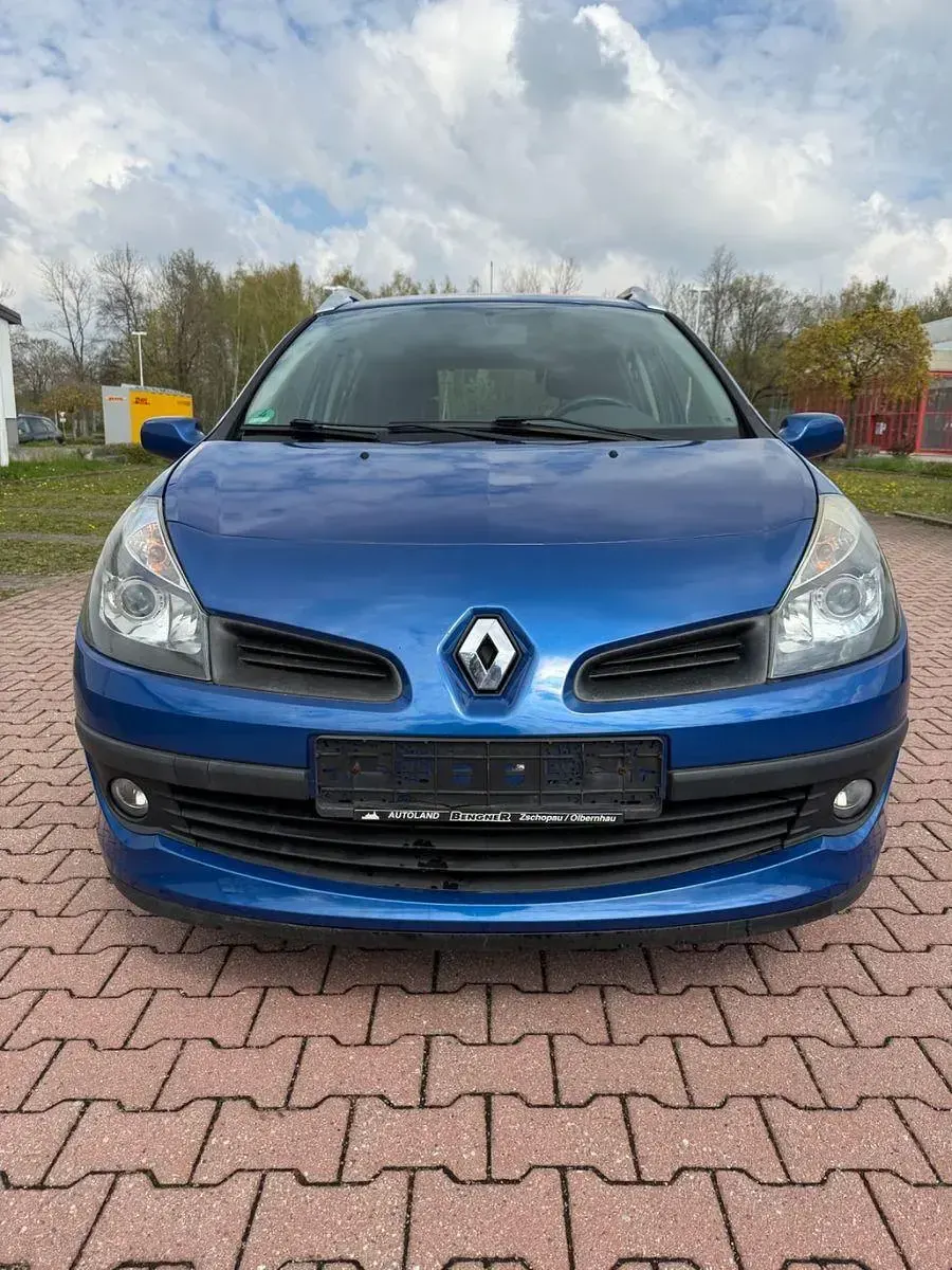 Gebraucht Renault Clio GrandTour Dynamique 111 PS (81 kW) 2008 Blau Kombi