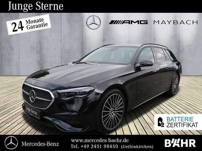 Lack obsidianschwarz Gebraucht 2024 Mercedes E300 AMG Kombi | 52.850 € (Superpreis) - Bild 1/4