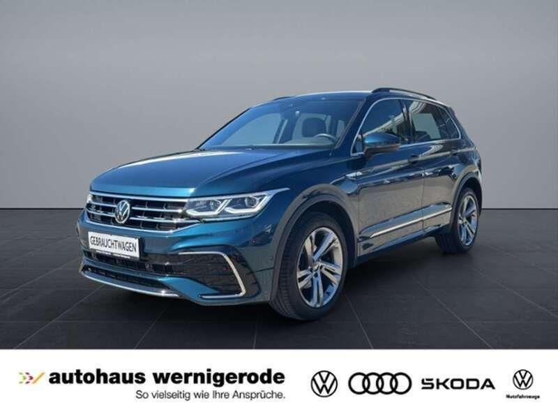 Nightshade blue metallic Gebraucht 2020 VW Tiguan R-line SUV | 31.940 € (Guter Preis) - Bild 1/4