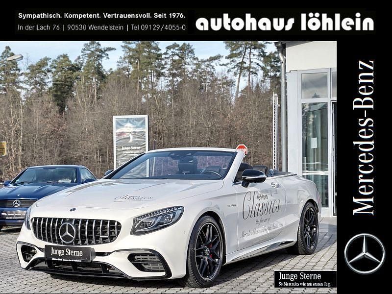 Weiß Gebraucht 2018 Mercedes S63 AMG AMG Cabrio | 122.222 € - Bild 1/4