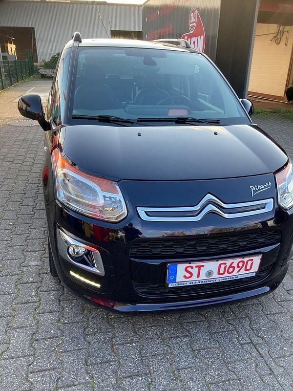 Blau Gebraucht 2014 Citroën C3 Picasso Exclusive Van / Kleinbus | 10.300 € (Teuer) - Bild 1/4