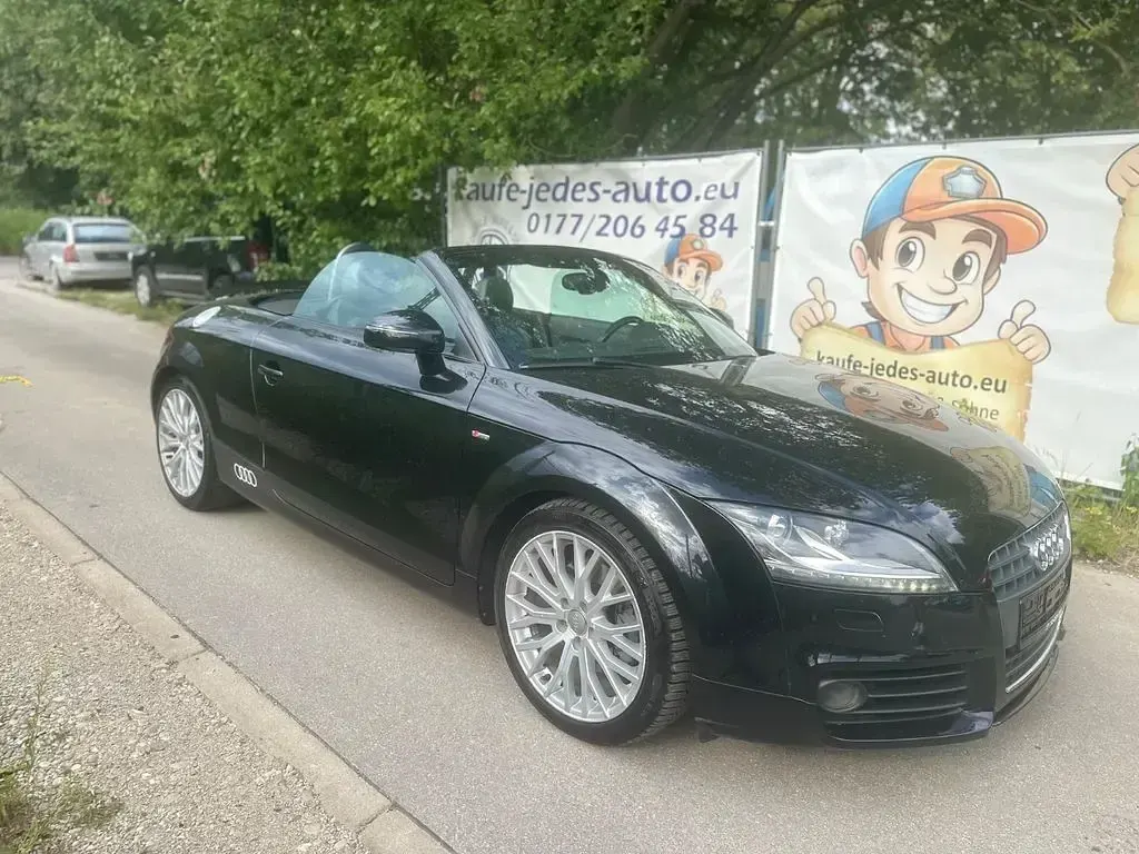 Gebraucht Audi TT Roadster S-Line 200 PS (147 kW) 2010 Schwarz Cabrio