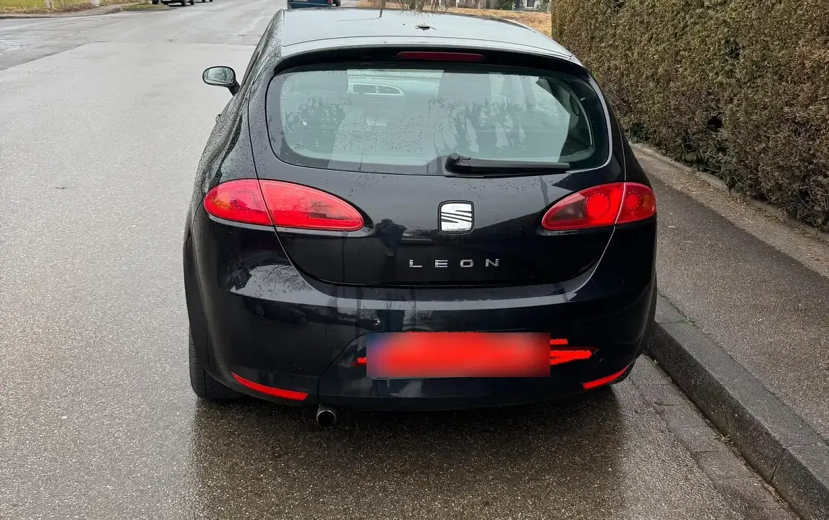 Gebraucht Seat Leon Comfort 102 PS (75 kW) 2008 Schwarz Kleinwagen