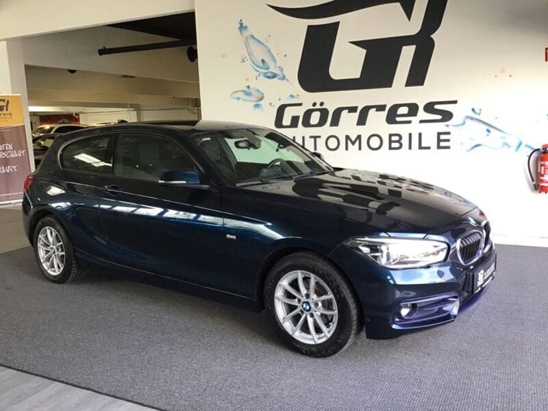 Blau Gebraucht 2016 BMW 118 Sport Line Kleinwagen | 13.200 € (Guter Preis) - Bild 1/4