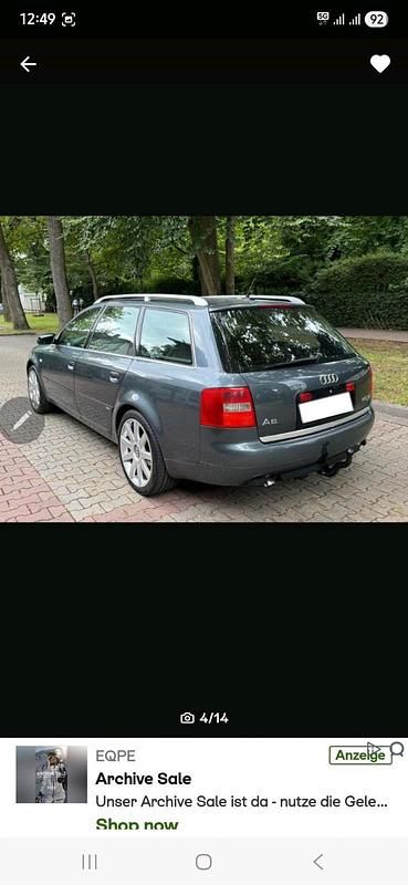 Grau Gebraucht 2003 Audi A6 S-Line Kombi | 1.999 € (Fairer Preis) - Bild 1/4