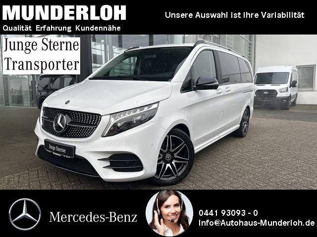 Bergkristallweiß metallic Gebraucht 2024 Mercedes V300 Avantgarde Edition Van / Kleinbus | 67.900 € (Fairer Preis) - Bild 1/4