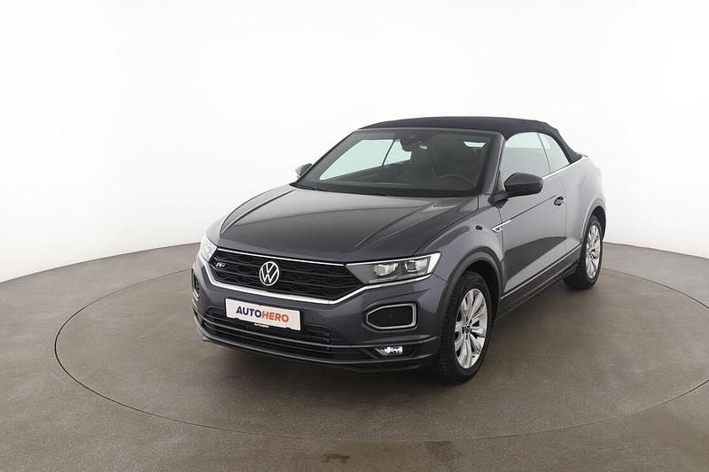 Grau Gebraucht 2022 VW T-Roc Cabriolet R-line Cabrio | 28.490 € (Fairer Preis) - Bild 1/3