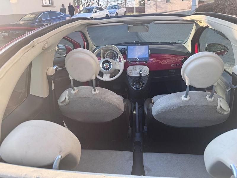 Second-hand Fiat 500C 101 CP (74 kW) 2008 Roșu Cabrio