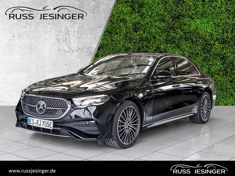Metalliclack obsidianschwarz Gebraucht 2025 Mercedes E400 AMG line Limousine | 78.850 € - Bild 1/3