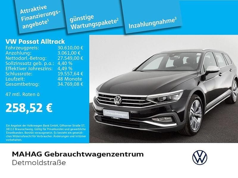 Deep black perleffekt Gebraucht 2023 VW Passat Alltrack Kombi | 29.612 € (Guter Preis) - Bild 1/2