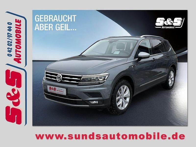 Grau Gebraucht 2020 VW Tiguan Allspace Highline SUV | 26.490 € (Superpreis) - Bild 1/4