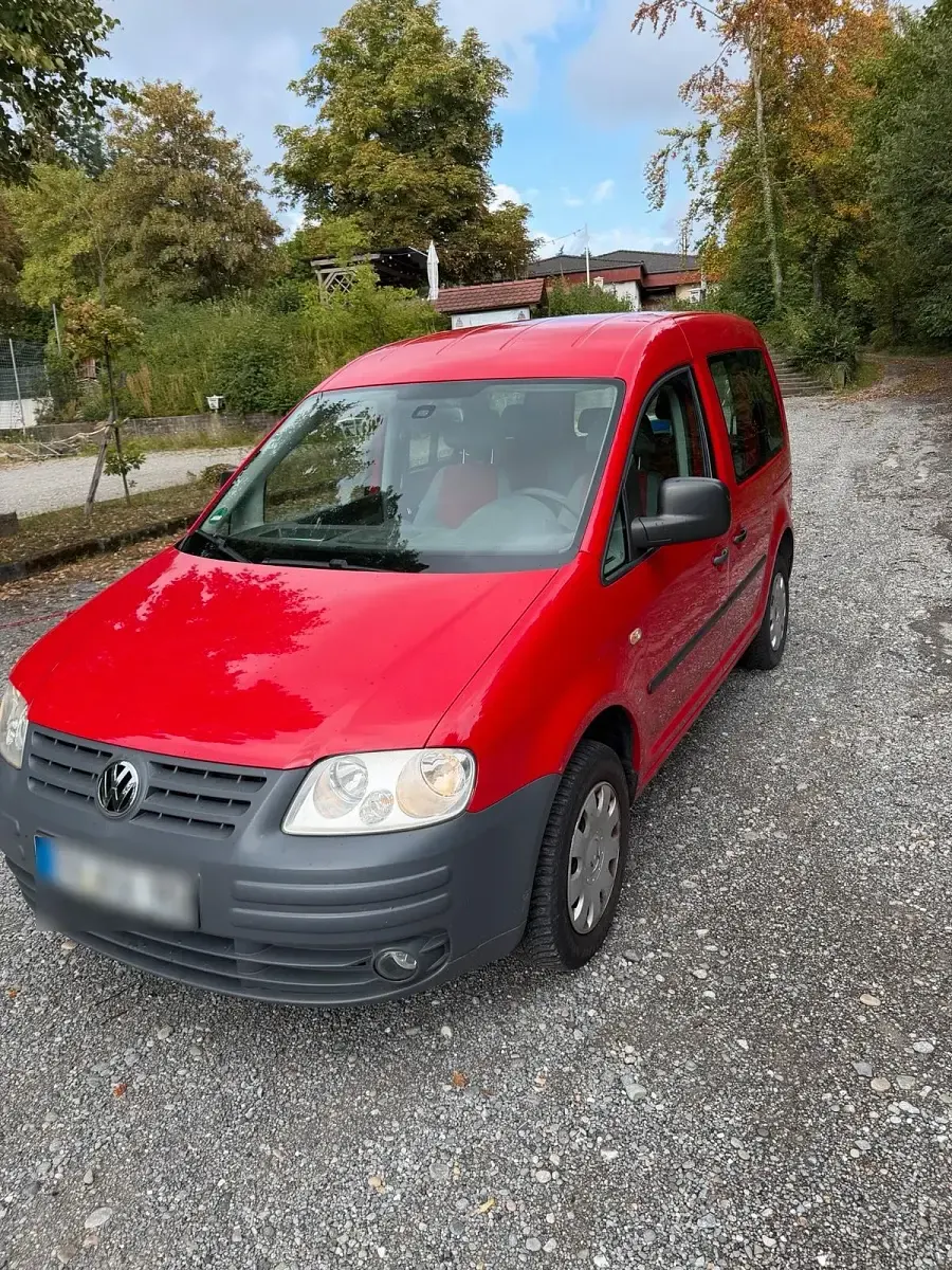 Gebraucht VW Caddy Life 80 PS (58 kW) 2009 Rot Van / Kleinbus