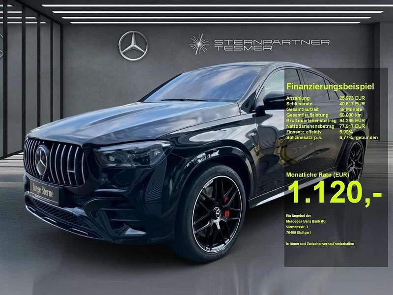 Metalliclack obsidianschwarz Gebraucht 2024 Mercedes GLE53 AMG AMG Coupé | 102.500 € (Etwas zu teuer) - Bild 1/3