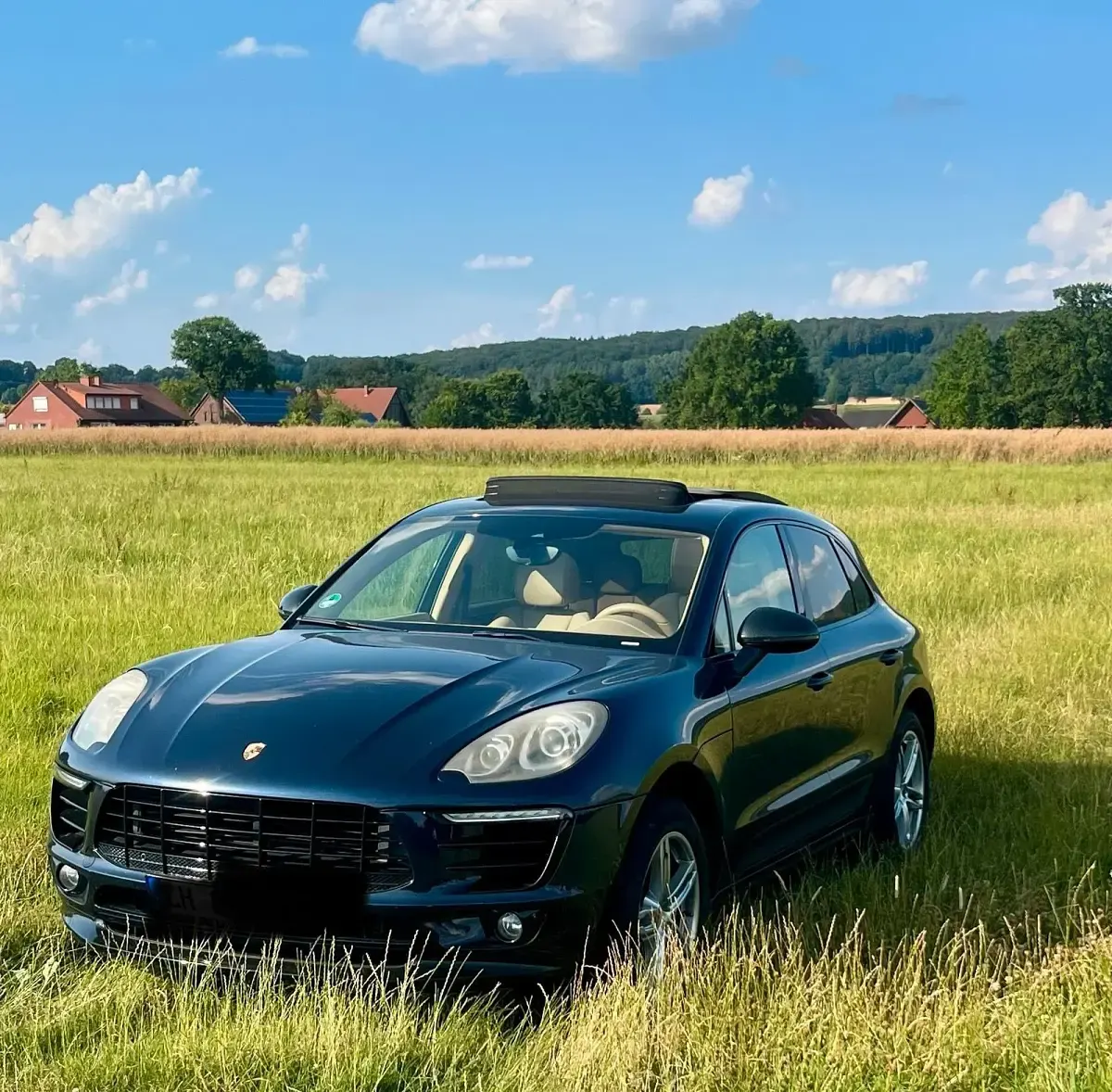 Gebraucht Porsche Macan 251 PS (184 kW) 2017 Blau SUV