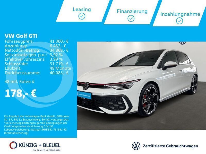 Pure white Gebraucht 2024 VW Golf VIII Sound Limousine | 44.580 € (Teuer) - Bild 1/4