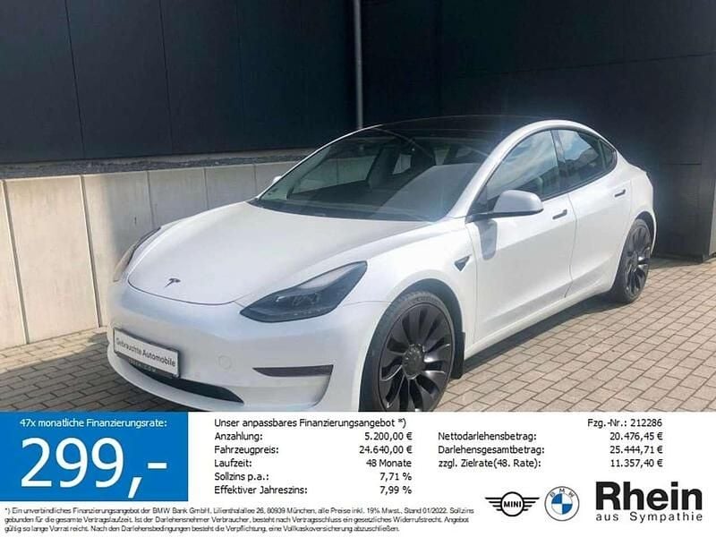 Gebraucht Tesla Model 3 353 kW (481 PS) 2021 Weiß Limousine