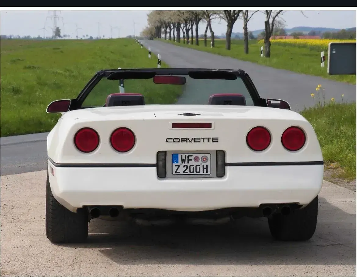 Gebraucht Corvette C4 245 PS (180 kW) 1987 Weiß Cabrio