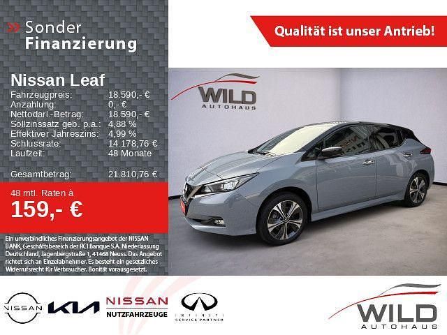 Ceramic grey p/black m Gebraucht 2021 Nissan Leaf Tekna Kleinwagen | 18.590 € (Etwas zu teuer) - Bild 1/4