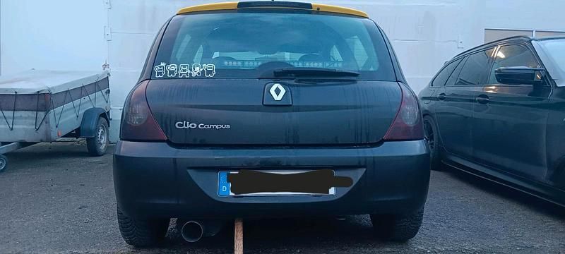 Gebraucht Renault Clio II Campus 58 PS (42 kW) 2007 Schwarz Kleinwagen