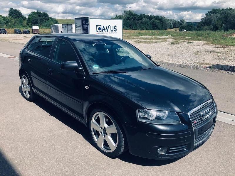 Schwarz Gebraucht 2006 Audi A3 Sportback S-Line Limousine | 2.950 € (Superpreis) - Bild 1/4