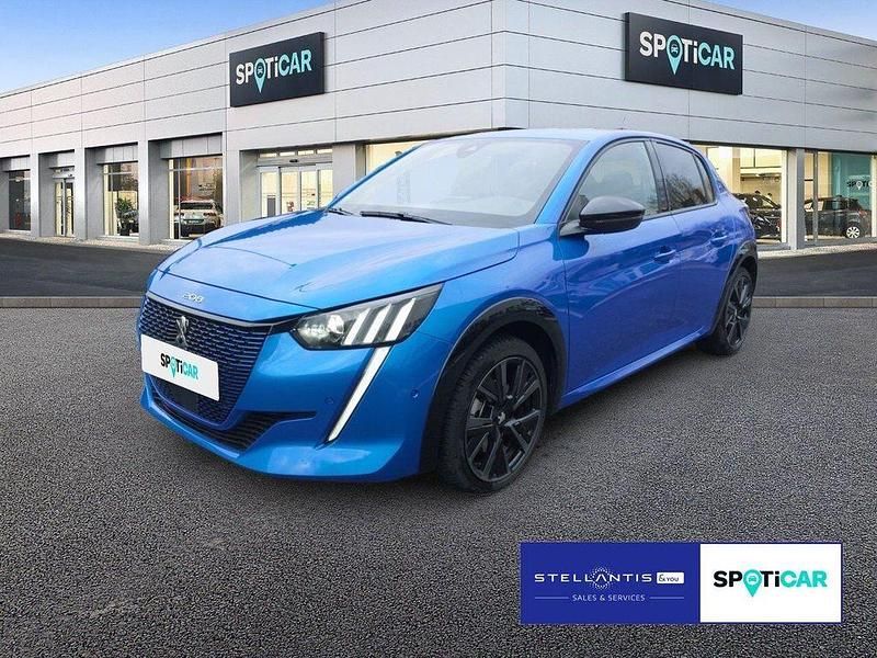 Blau Gebraucht 2023 Peugeot e-208 GTi Kleinwagen | 19.950 € (Fairer Preis) - Bild 1/4