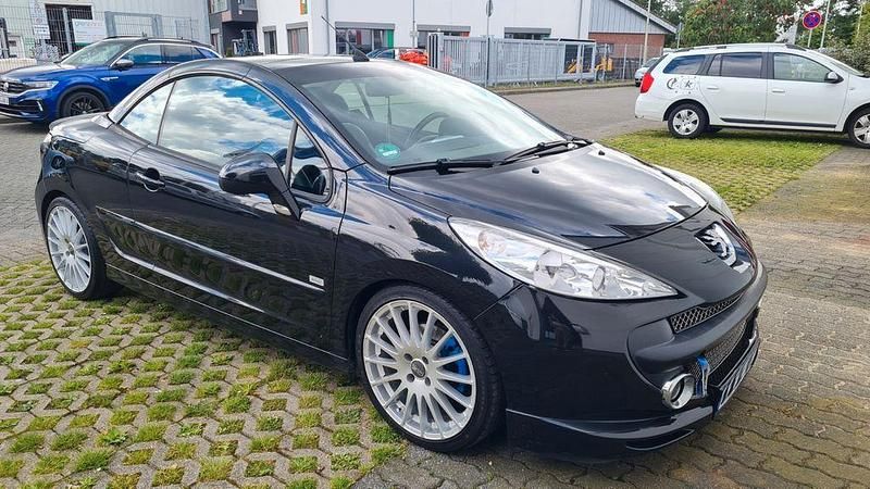 Schwarz Gebraucht 2008 Peugeot 207 CC RC Cabrio | 2.750 € (Fairer Preis) - Bild 1/4