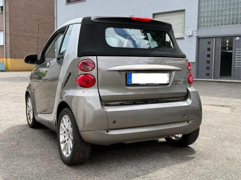 Brugt Smart ForTwo Cabrio Passion 71 HK (52 kW) 2011 Grå Cabriolet
