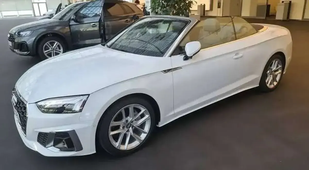 Gebraucht Audi A5 Cabriolet S-Line 190 PS (139 kW) 2020 Weiß Cabrio