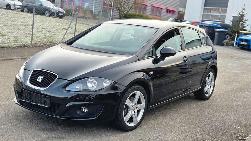 Gebraucht Seat Leon Reference 86 PS (63 kW) 2011 Schwarz Kleinwagen