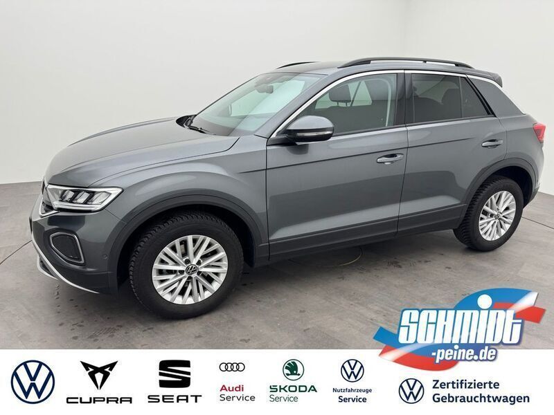 Indiumgrau metallic Gebraucht 2024 VW T-Roc Life SUV | 21.900 € (Guter Preis) - Bild 1/4