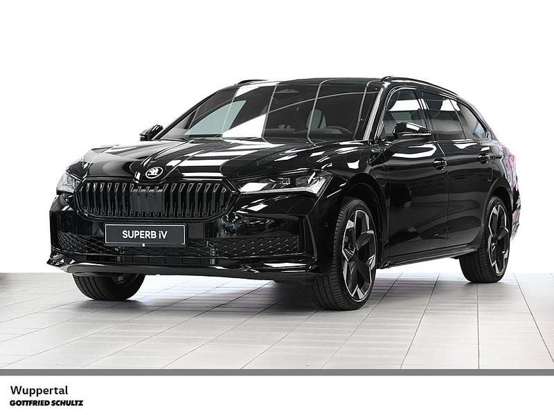 Ebony schwarz metallic Neu 2026 Skoda Superb SportLine Kombi | 49.980 € (Guter Preis) - Bild 1/4
