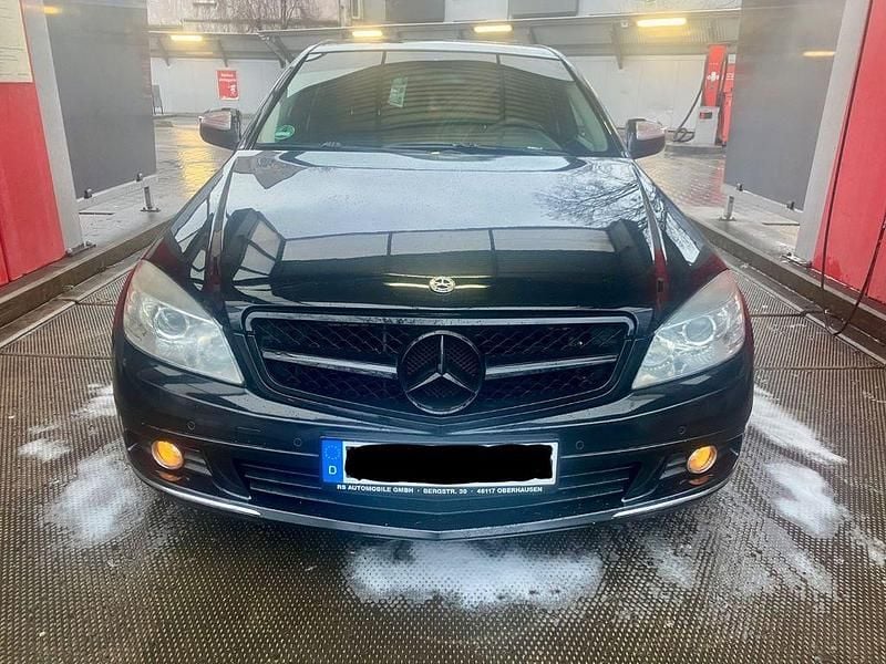 Schwarz Gebraucht 2008 Mercedes C180 Limousine | 3.499 € (Guter Preis) - Bild 1/4