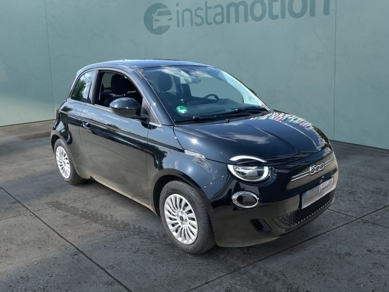 Schwarz Gebraucht 2021 Fiat 500e Action Limousine | 15.490 € (Teuer) - Bild 1/3