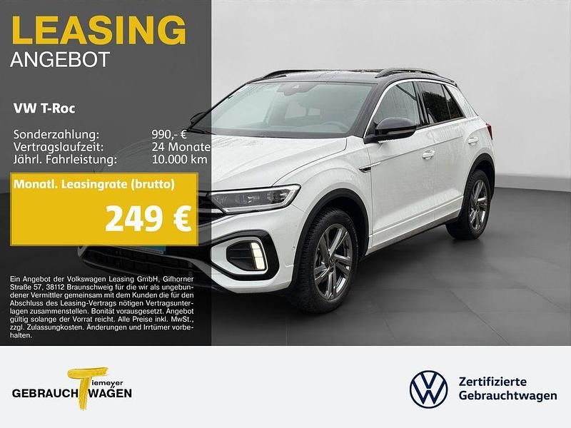 Weiß Gebraucht 2025 VW T-Roc R-line SUV | 29.260 € (Guter Preis) - Bild 1/4