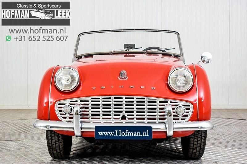 Usata Triumph TR3 1959 Rosso Cabrio