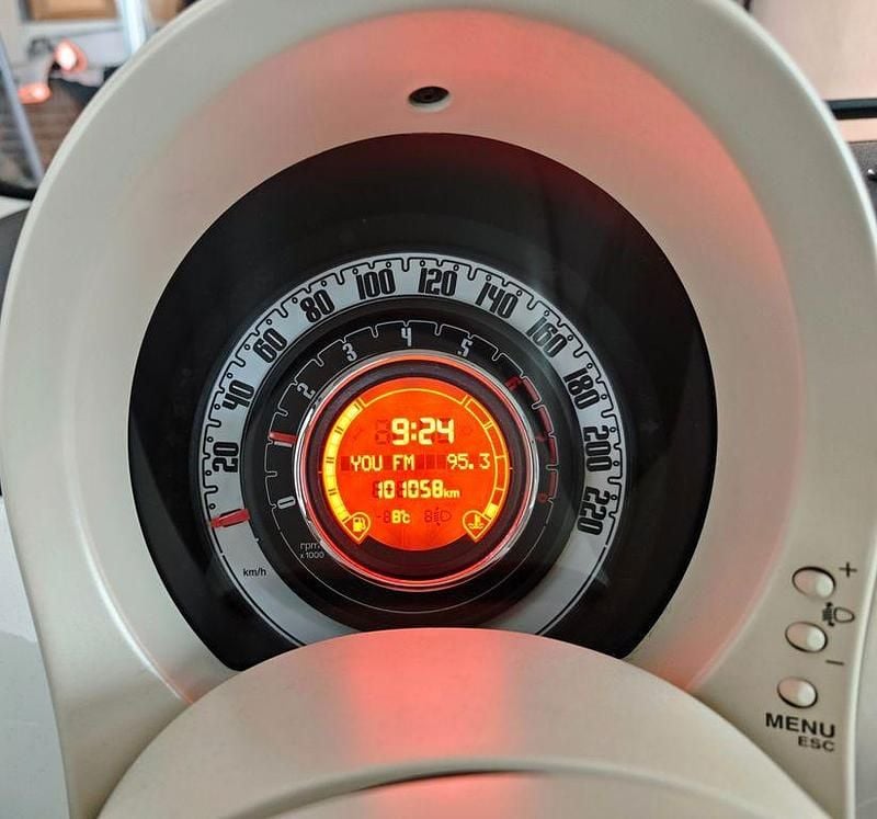 Gebraucht Fiat 500 Lounge 69 PS (50 kW) 2009 Weiß Cabrio