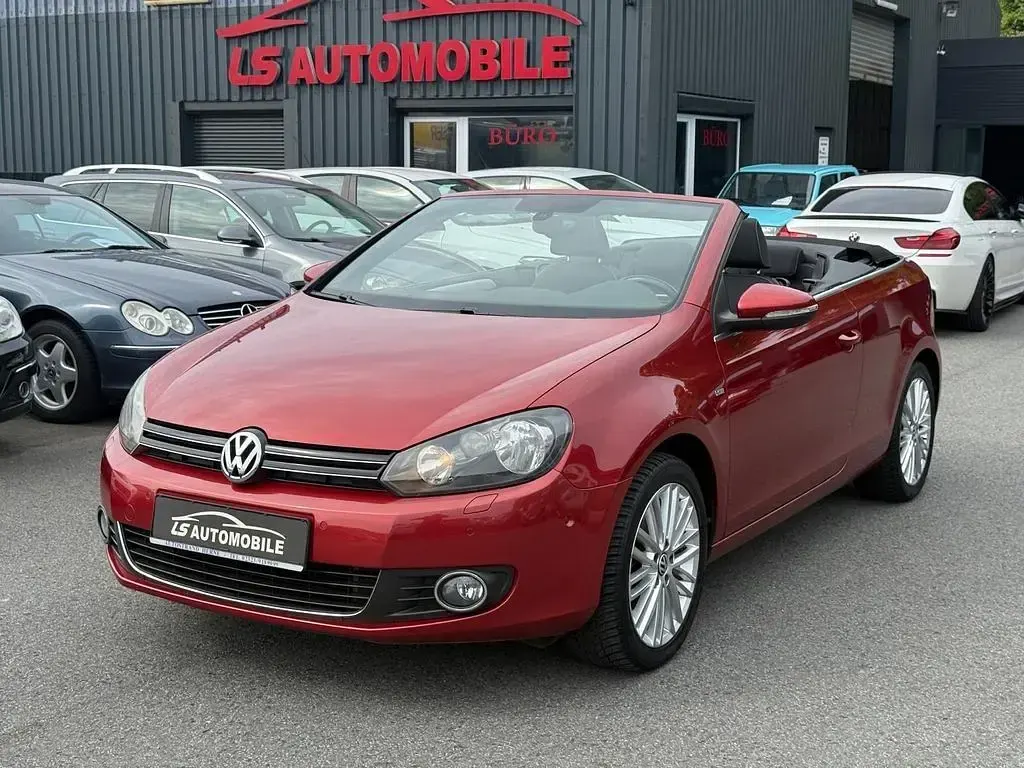 Gebraucht VW Golf Cabriolet Cup 105 PS (77 kW) 2014 Rot Cabrio