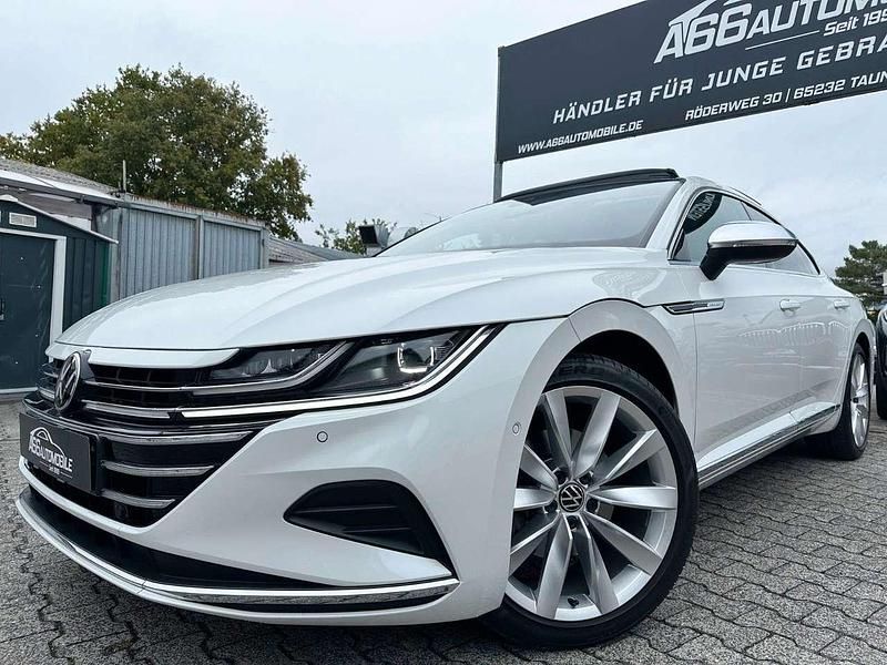 Oryxweiss metallic Gebraucht 2020 VW Arteon Elegance Coupé | 31.989 € (Fairer Preis) - Bild 1/4