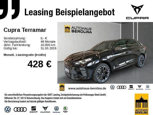 Schwarz Gebraucht 2025 Cupra Terramar VZ SUV | 41.111 € (Superpreis) - Bild 1/4