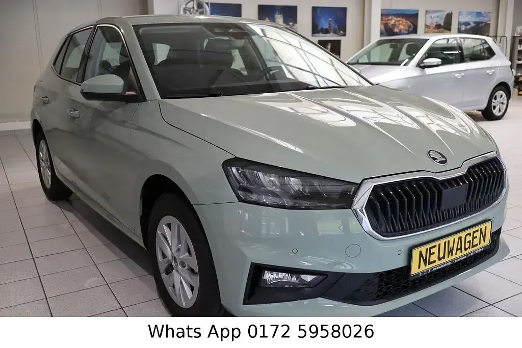 Neu Skoda Fabia Selection 95 PS (69 kW) 2026 Grün Kleinwagen