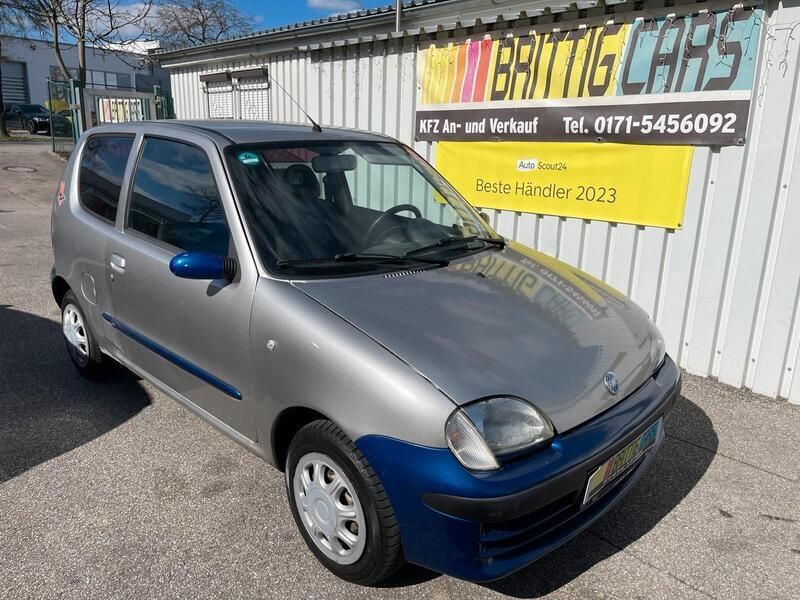 Silber Gebraucht 2002 Fiat Seicento Kleinwagen | 1.690 € (Teuer) - Bild 1/4