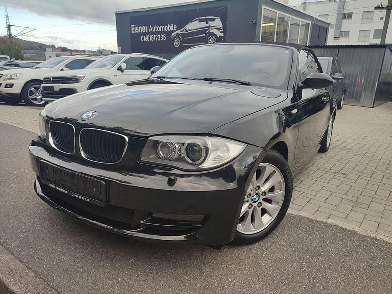 Schwarz Gebraucht 2008 BMW 120 Cabriolet Advantage Cabrio | 7.997 € (Fairer Preis) - Bild 1/4